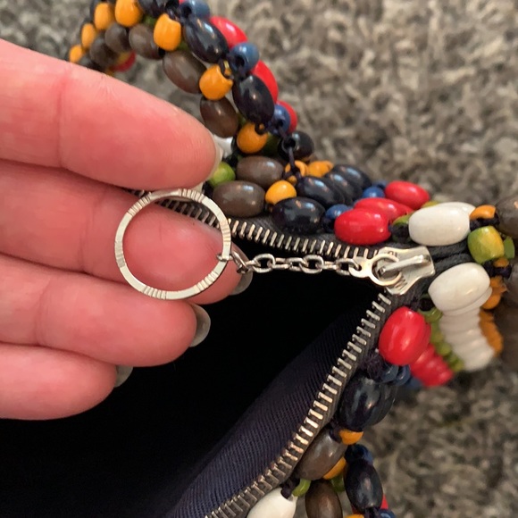 Vintage colorful beaded purse - Picture 4 of 6